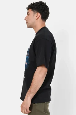 T-Shirt Imprime Aigle Noir