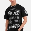T-Shirt Inscription Gothique Noir