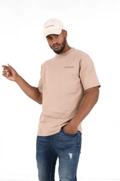 T-Shirt Logo Brode Beige