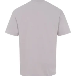 T-Shirt Logo Brode Beige Fonce