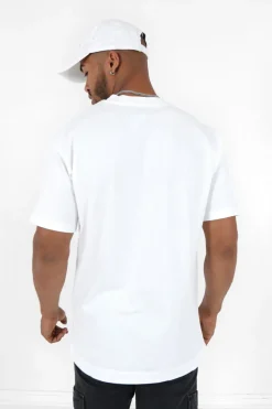 T-Shirt Logo Brode Blanc