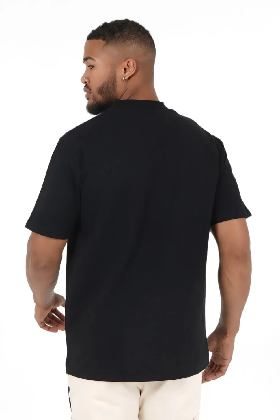T-Shirt Logo Brode Noir