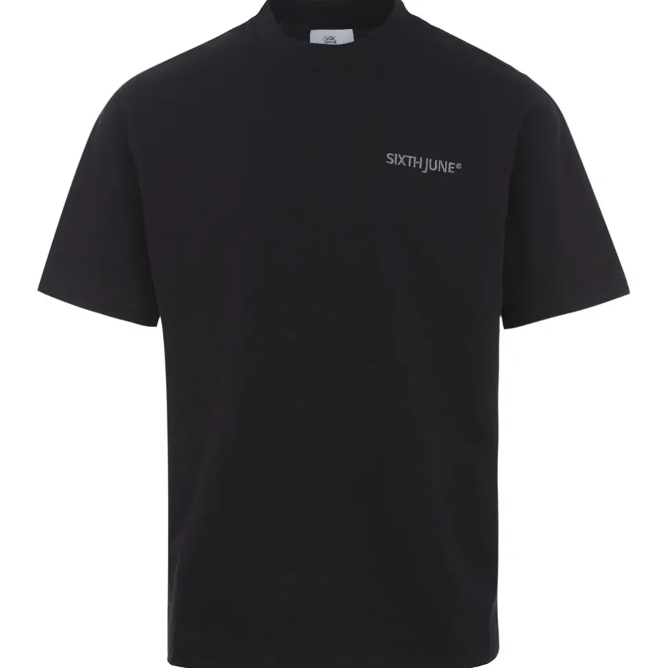 T-Shirt Logo Brode Noir