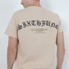 T-Shirt Logo Gothique Beige