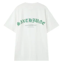 T-Shirt Logo Gothique Blanc