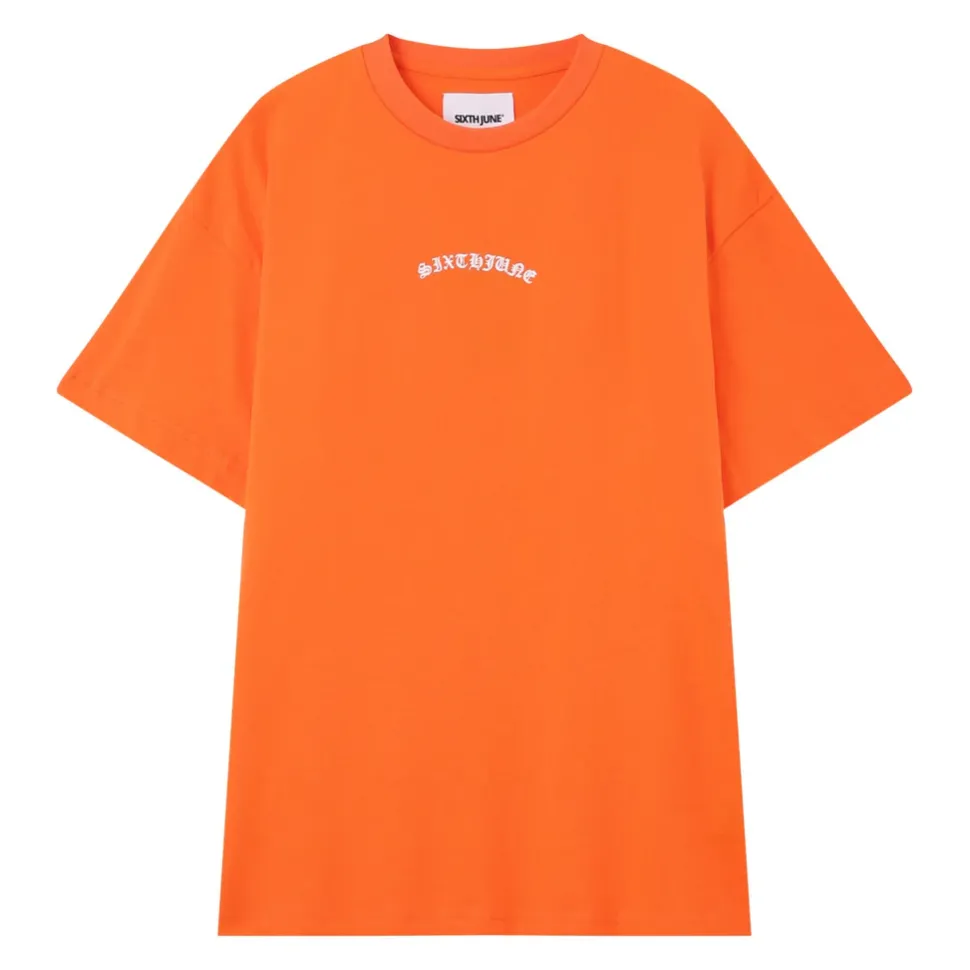 T-Shirt Logo Gothique Orange
