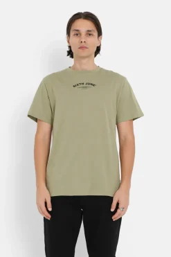 T-Shirt Logo Incurve Avant Arriere Vert