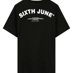 T-Shirt Logo Incurve Avant Arriere Noir
