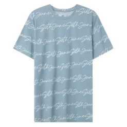 T-Shirt Logo Signature Bleu Clair