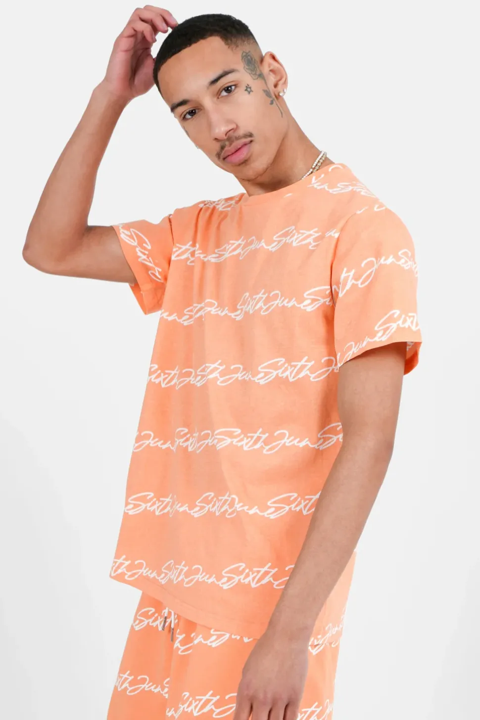 T-Shirt Logo Signature Orange