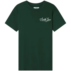 T-Shirt Logo Signature Vert Fonce