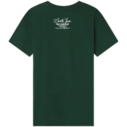 T-Shirt Logo Signature Vert Fonce