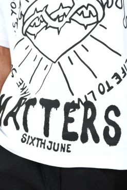 T-Shirt Love Matters Blanc