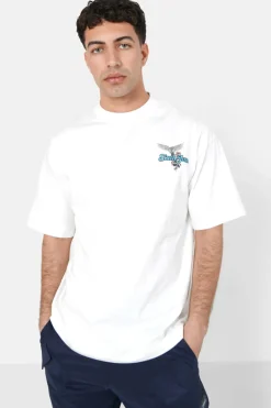 T-Shirt Manches Courtes Print Colore Blanc