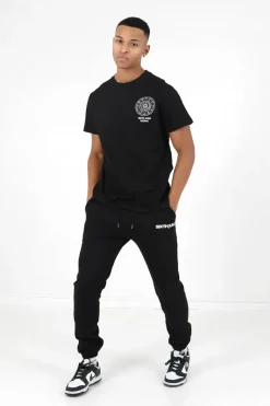 T-Shirt Manches Courtes Signes Zodiaque Noir