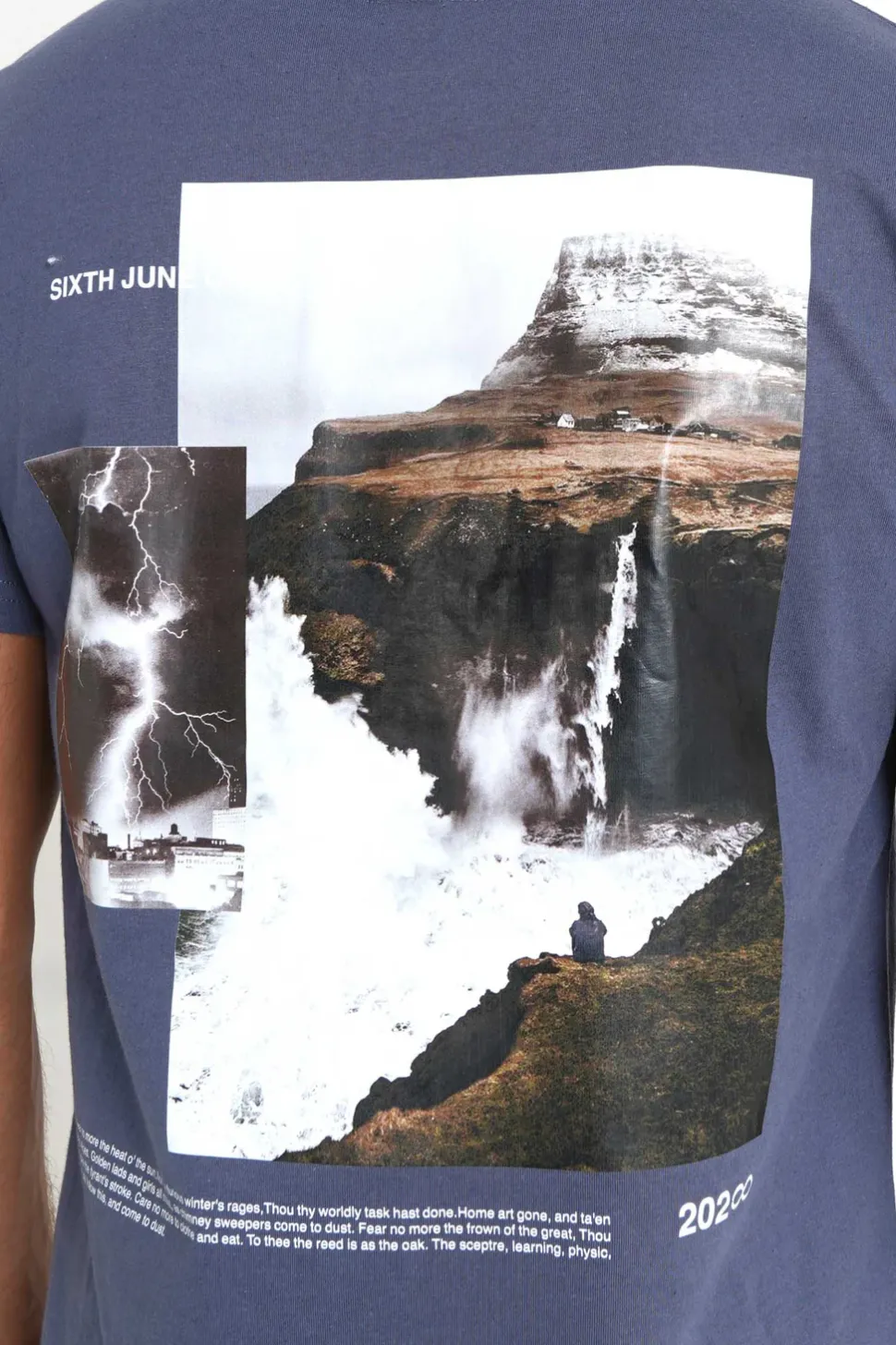T-Shirt Moodboard Bleu Fonce