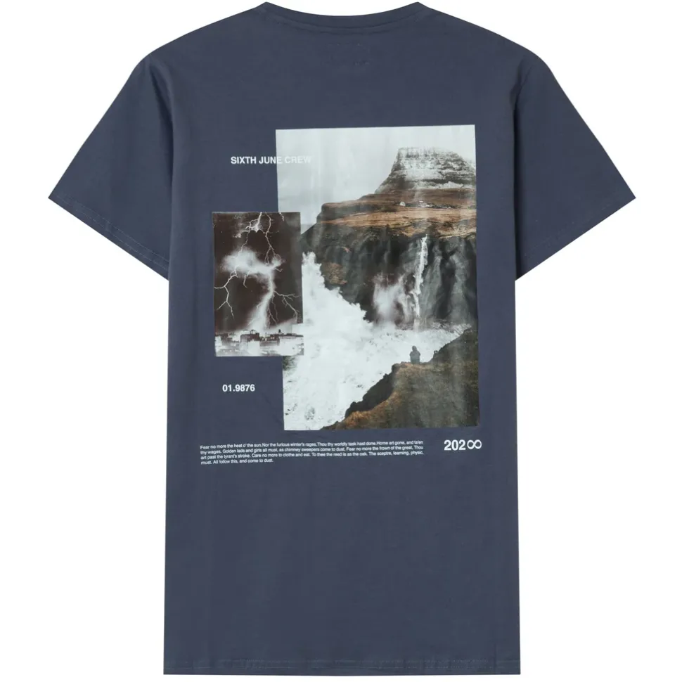 T-Shirt Moodboard Bleu Fonce