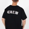 T-Shirt Oversize Gothique Noir