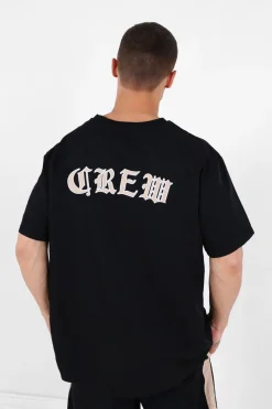 T-Shirt Oversize Gothique Noir