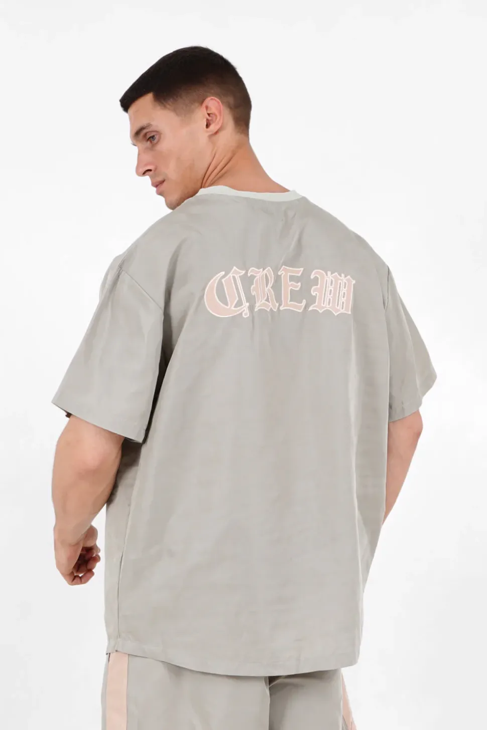 T-Shirt Oversize Gothique Vert Clair