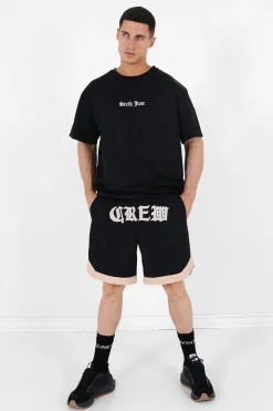 T-Shirt Oversize Gothique Noir
