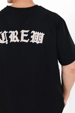 T-Shirt Oversize Gothique Noir