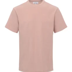 T-Shirt Plisse Manches Courtes Beige