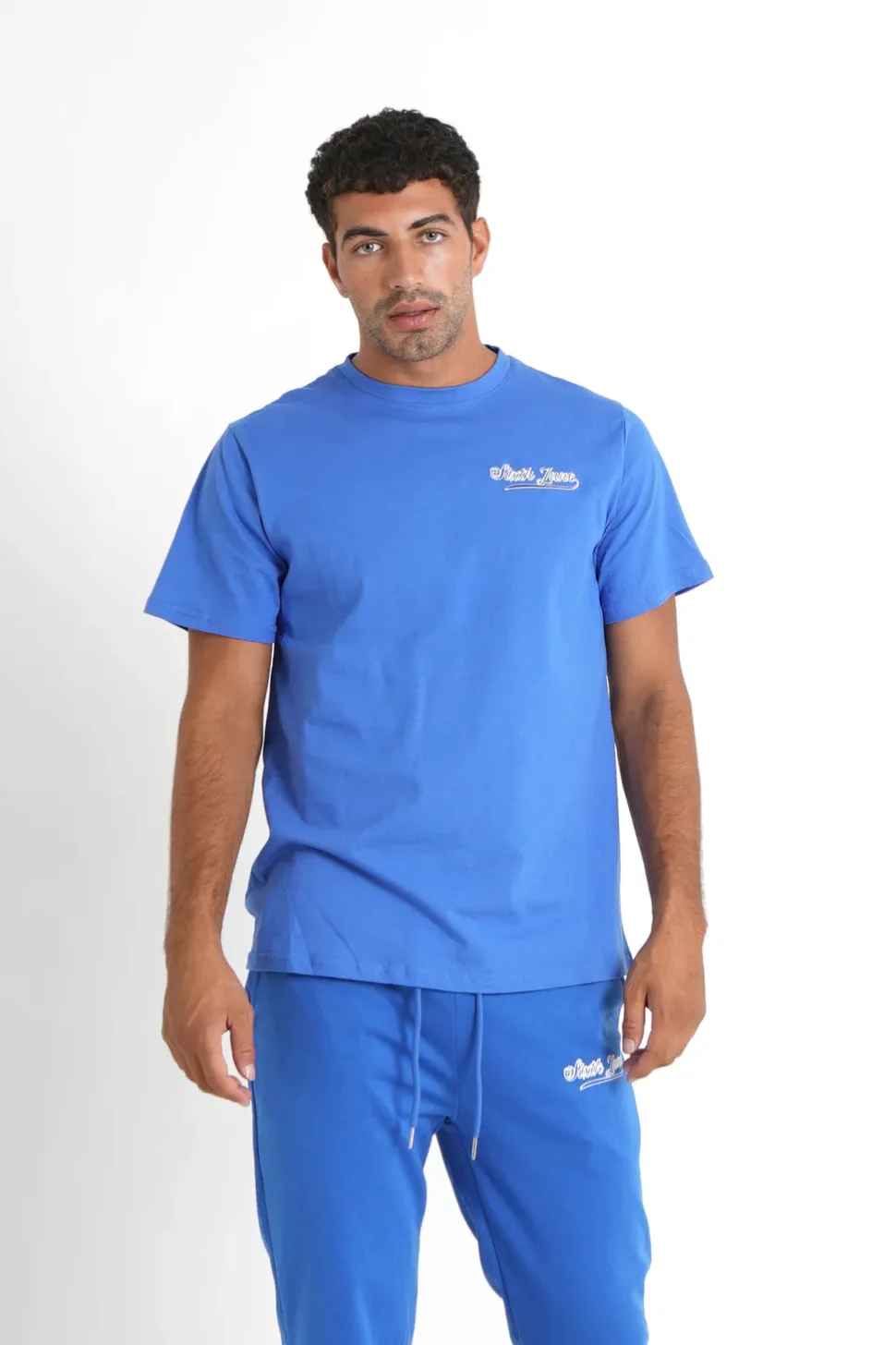 T-Shirt Retro Logo Bleu Fonce