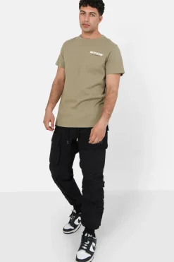 T-Shirt Self Love Club Vert Kaki