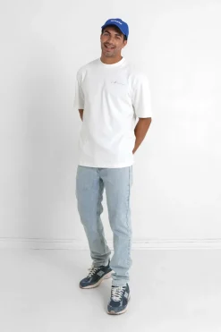 T-Shirt Signature Arriere Blanc Casse