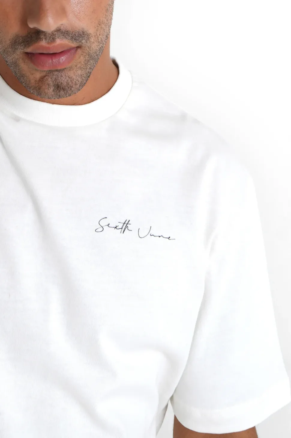 T-Shirt Signature Arriere Blanc Casse