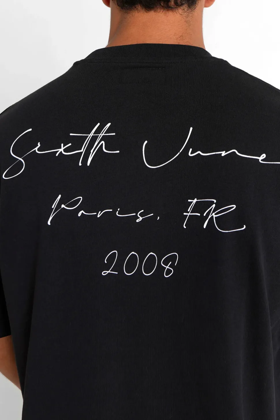T-Shirt Signature Arriere Noir