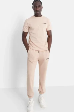 T-Shirt Soft Logo Brode Beige