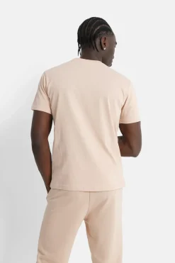 T-Shirt Soft Logo Brode Beige