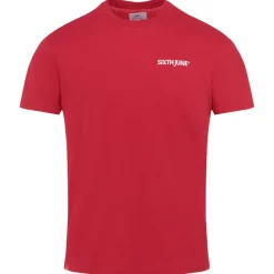 T-Shirt Soft Logo Brode Rouge