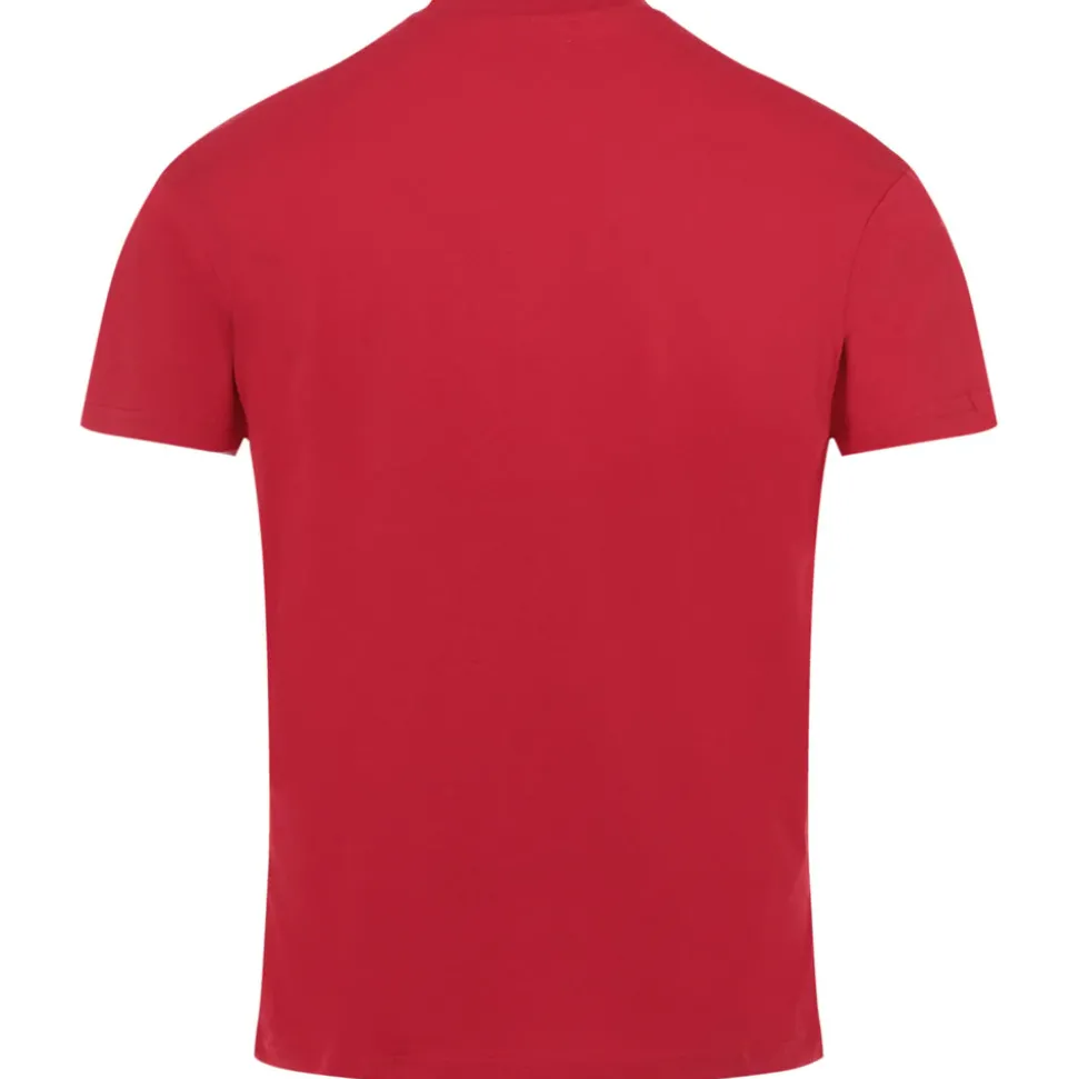 T-Shirt Soft Logo Brode Rouge