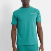 T-Shirt Soft Logo Brode Vert