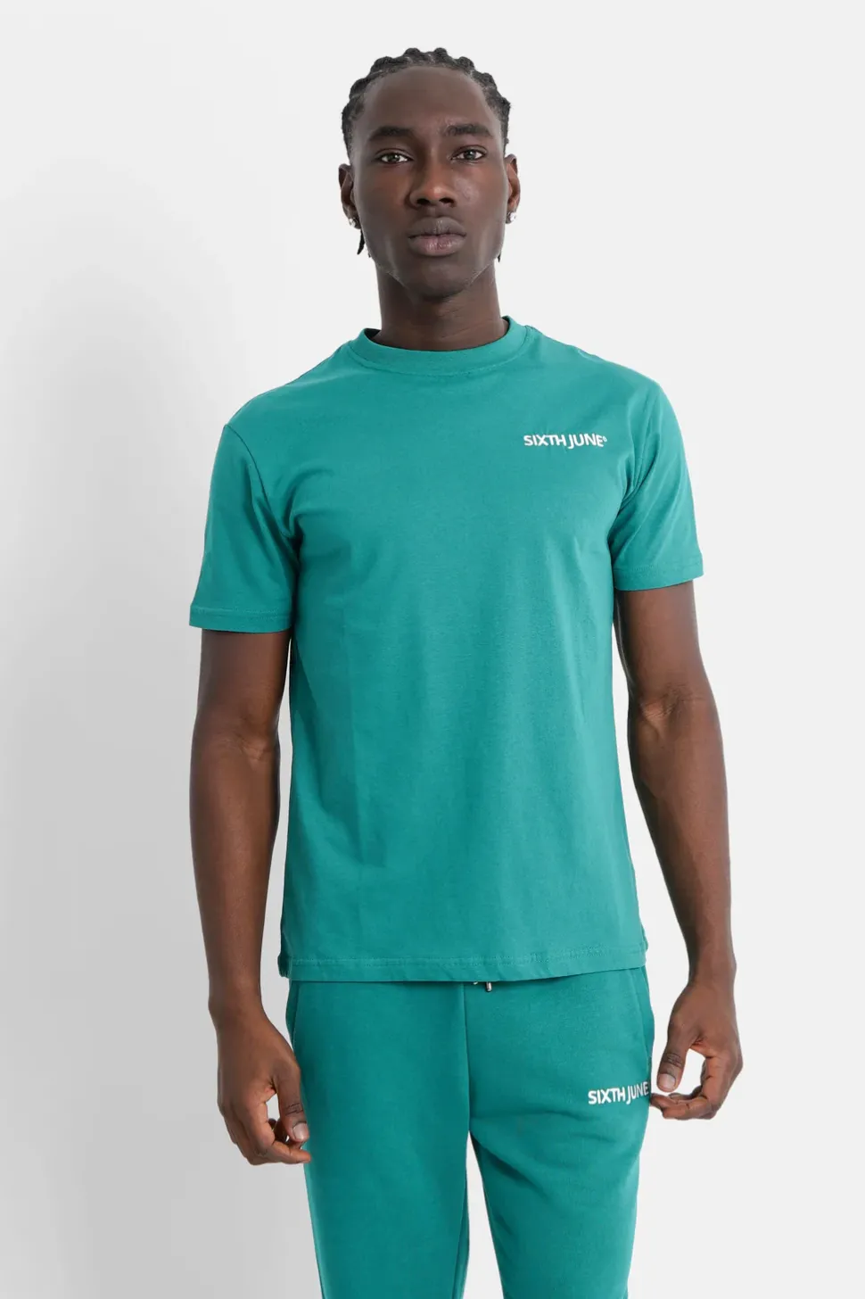 T-Shirt Soft Logo Brode Vert