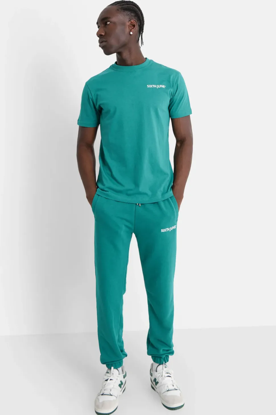T-Shirt Soft Logo Brode Vert