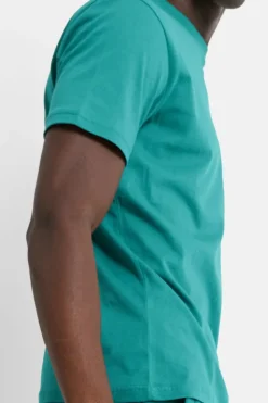 T-Shirt Soft Logo Brode Vert