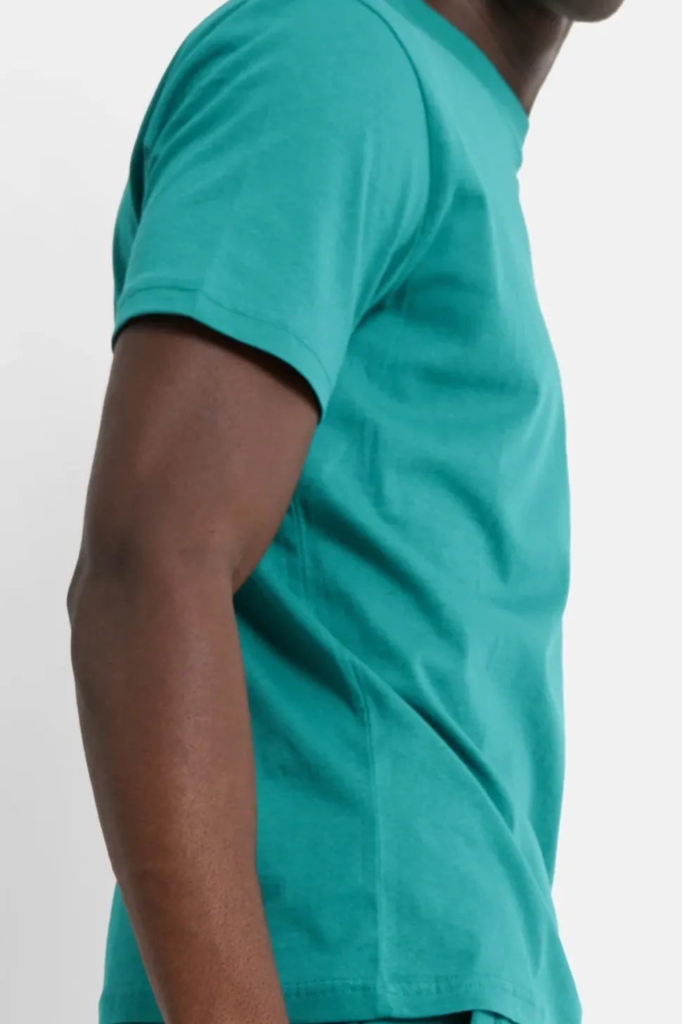 T-Shirt Soft Logo Brode Vert