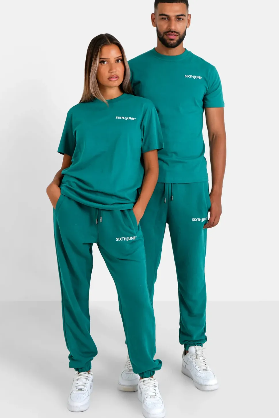 T-Shirt Soft Logo Brode Vert