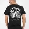 T-Shirt Squelette Gothique Noir