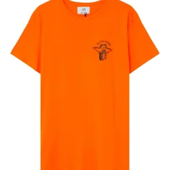 T-Shirt Squelette Gothique Orange