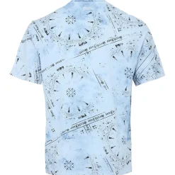 T-Shirt Tie Dye Bandana Bleu