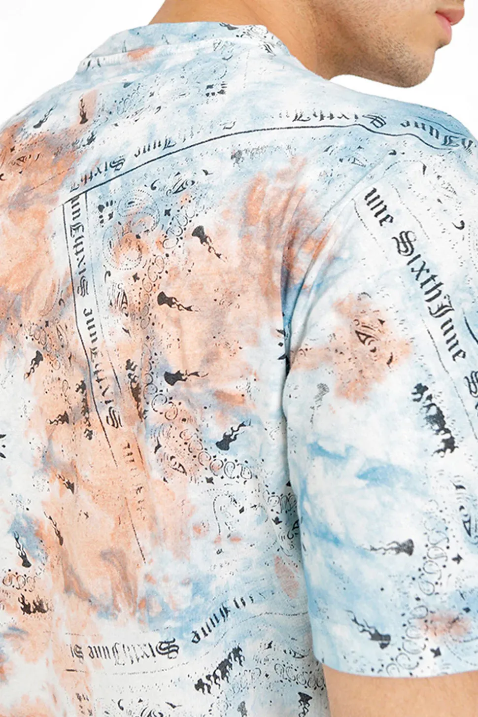 T-Shirt Tie Dye Bandana Orange
