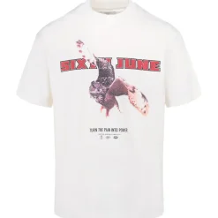 T-Shirt Vintage Eagle Blanc Casse