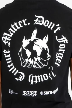 T-Shirt Youth Culture Dos Noir
