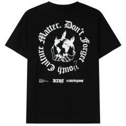 T-Shirt Youth Culture Dos Noir