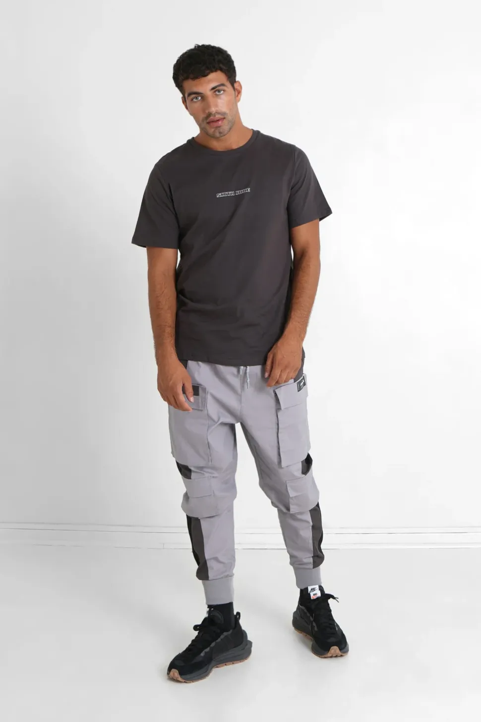 T-Shirt Youth Culture Gris Fonce
